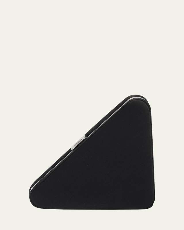Raso Triangle Clutch Bag